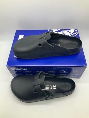 Birkenstock Boston Exquisite Leather Buckle Clogs Regular Women’s Sz 40 1026813